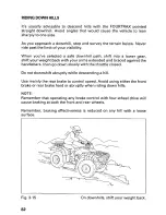 Предварительный просмотр 86 страницы Honda 2000 Fourtrax 350 4x4 Owner'S Manual