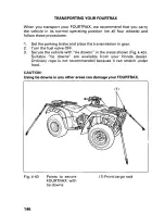 Предварительный просмотр 150 страницы Honda 2000 Fourtrax 350 4x4 Owner'S Manual