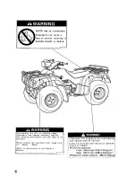 Предварительный просмотр 14 страницы Honda 2000 Fourtrax Foreman 400 Owner'S Manual