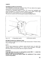 Предварительный просмотр 27 страницы Honda 2000 Fourtrax Foreman 400 Owner'S Manual