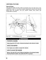 Предварительный просмотр 38 страницы Honda 2000 Fourtrax Foreman 400 Owner'S Manual