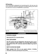 Предварительный просмотр 56 страницы Honda 2000 Fourtrax Foreman 400 Owner'S Manual