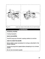 Предварительный просмотр 73 страницы Honda 2000 Fourtrax Foreman 400 Owner'S Manual