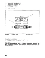 Предварительный просмотр 122 страницы Honda 2000 Fourtrax Foreman 400 Owner'S Manual