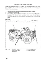 Предварительный просмотр 146 страницы Honda 2000 Fourtrax Foreman 400 Owner'S Manual