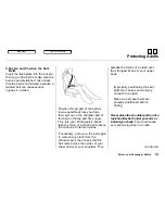 Предварительный просмотр 16 страницы Honda 2000 S2000 Owner'S Manual