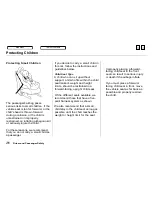 Предварительный просмотр 27 страницы Honda 2000 S2000 Owner'S Manual