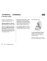 Предварительный просмотр 31 страницы Honda 2000 S2000 Owner'S Manual