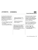 Предварительный просмотр 40 страницы Honda 2000 S2000 Owner'S Manual