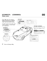 Предварительный просмотр 41 страницы Honda 2000 S2000 Owner'S Manual