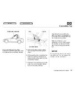 Предварительный просмотр 76 страницы Honda 2000 S2000 Owner'S Manual