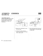 Предварительный просмотр 77 страницы Honda 2000 S2000 Owner'S Manual