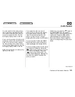 Предварительный просмотр 105 страницы Honda 2000 S2000 Owner'S Manual