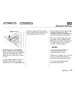 Предварительный просмотр 164 страницы Honda 2000 S2000 Owner'S Manual