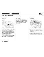 Предварительный просмотр 171 страницы Honda 2000 S2000 Owner'S Manual