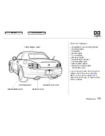 Предварительный просмотр 190 страницы Honda 2000 S2000 Owner'S Manual