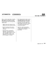 Предварительный просмотр 206 страницы Honda 2000 S2000 Owner'S Manual