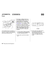 Предварительный просмотр 229 страницы Honda 2000 S2000 Owner'S Manual