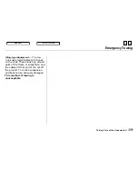 Предварительный просмотр 236 страницы Honda 2000 S2000 Owner'S Manual