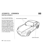 Предварительный просмотр 238 страницы Honda 2000 S2000 Owner'S Manual