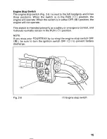 Предварительный просмотр 19 страницы Honda 2000 TRX 350FE FourTrax Rancher 4x4 ES Owner'S Manual