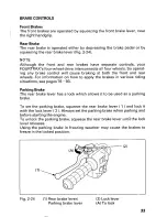 Предварительный просмотр 37 страницы Honda 2000 TRX 350FE FourTrax Rancher 4x4 ES Owner'S Manual