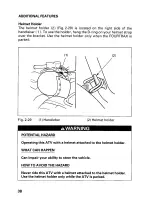 Предварительный просмотр 42 страницы Honda 2000 TRX 350FE FourTrax Rancher 4x4 ES Owner'S Manual