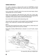 Предварительный просмотр 92 страницы Honda 2000 TRX 350FE FourTrax Rancher 4x4 ES Owner'S Manual