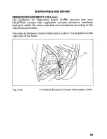 Предварительный просмотр 99 страницы Honda 2000 TRX 350FE FourTrax Rancher 4x4 ES Owner'S Manual