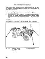 Preview for 156 page of Honda 2000 TRX 350FE FourTrax Rancher 4x4 ES Owner'S Manual