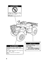 Preview for 14 page of Honda 2000 TRX250 Fourtrax Recon Owner'S Manual