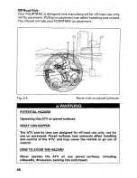 Preview for 52 page of Honda 2000 TRX250 Fourtrax Recon Owner'S Manual