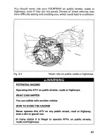 Preview for 53 page of Honda 2000 TRX250 Fourtrax Recon Owner'S Manual