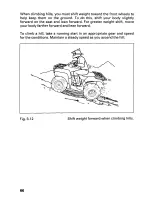 Preview for 72 page of Honda 2000 TRX250 Fourtrax Recon Owner'S Manual