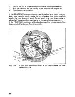 Preview for 74 page of Honda 2000 TRX250 Fourtrax Recon Owner'S Manual