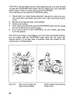 Preview for 76 page of Honda 2000 TRX250 Fourtrax Recon Owner'S Manual