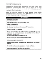 Preview for 81 page of Honda 2000 TRX250 Fourtrax Recon Owner'S Manual