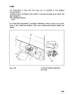 Preview for 113 page of Honda 2000 TRX250 Fourtrax Recon Owner'S Manual