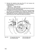 Preview for 116 page of Honda 2000 TRX250 Fourtrax Recon Owner'S Manual