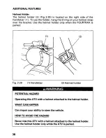 Preview for 44 page of Honda 2000 TRX350TE FourTrax 350 ES Owner'S Manual