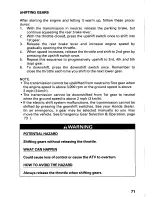 Preview for 77 page of Honda 2000 TRX350TE FourTrax 350 ES Owner'S Manual