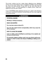 Preview for 86 page of Honda 2000 TRX350TE FourTrax 350 ES Owner'S Manual