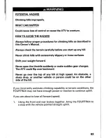 Preview for 89 page of Honda 2000 TRX350TE FourTrax 350 ES Owner'S Manual