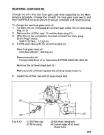 Preview for 123 page of Honda 2000 TRX350TE FourTrax 350 ES Owner'S Manual