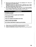 Preview for 161 page of Honda 2000 TRX350TE FourTrax 350 ES Owner'S Manual