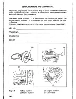 Preview for 168 page of Honda 2000 TRX350TE FourTrax 350 ES Owner'S Manual