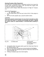 Предварительный просмотр 62 страницы Honda 2000 TRX400EX FourTrax Owner'S Manual