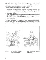 Предварительный просмотр 74 страницы Honda 2000 TRX400EX FourTrax Owner'S Manual