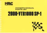 Honda 2000-VTR1000 SP1 Owner'S Manual предпросмотр