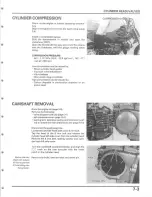 Предварительный просмотр 75 страницы Honda 2000 XR50R Service Manual